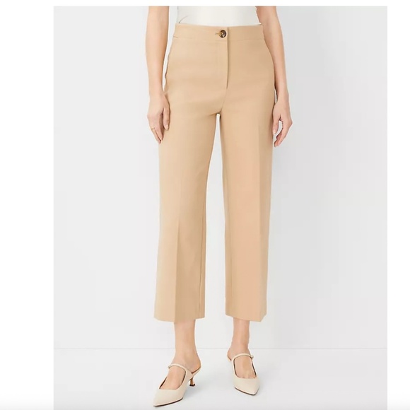 NWT Ann Taylor Wide Leg Crop 4 - Picture 1 of 9